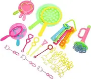 CIYODO 26 Pcs 1 Set Bubble Stick Set Bubble Wands for Bubble Making Stick Fun Accessories Funny Bubble Water Random Color