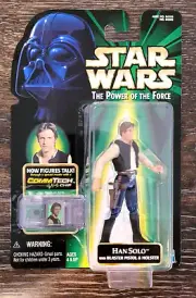 Han Solo - Star Wars "Power of the Force" Action Figure w/Commtech Chip