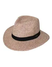 [Rigon] Pana Mate Flexibraid Fedora Hat in Wheat