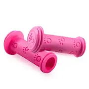 Red Handles Rubber Black Children\'S Bicycles Durable pink