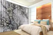 3D Tree fog 8 Blockout Photo Curtain Printing Curtains Drapes Fabric Window AU
