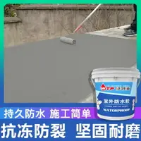 在飛比找樂天市場購物網優惠-天溝防水材料水池魚池專用防水涂料防漏水補屋頂外墻透明防水膠 