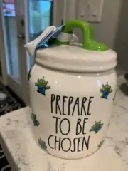 Rae Dunn Pixar Toy Story Alien Prepare To Be Chosen Mini Canister NWT