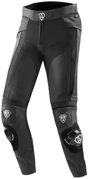 Arlen Ness Sugello Motorcycle Leather Pants, black, Size 58 for Men