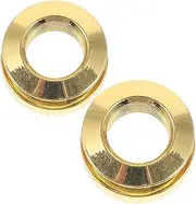 ERINGOGO Guitar Pickup Socket Set Acoustic Guitar Accessories Endpin Cap Metal Buttons for Acoustic Guitar