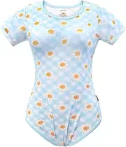 [LittleForBig] Cotton Romper Onesie Pajamas Bodysuit - Cottagecore Sunflower Onesie