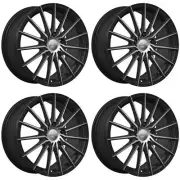 Set of 4 16in Black Alloy Wheel Rims for Honda Pilot, DA7M03N 5x114.3 5Lug 16x7 (for: Honda)