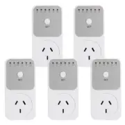 Digital Timer Switch Socket Automation Socket 240V AU Plug 5 Pieces