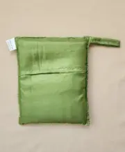Light Weight 100% Silk Travel Sheets Sleeping Bag Liner Medium 6' Light Green