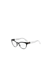 Logo detail flat lens One size White