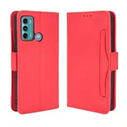 Case for Motorola MOTO G60 Cover Adjustable Detachable Card Holder closure Leather Wallet Case