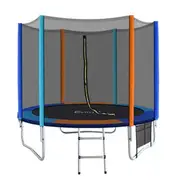 [Unbranded] Everfit 8FT Trampoline for Kids w/ Ladder Enclosur