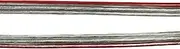 18AWG 2Pin/3Pin/4Pin Flat Ribbon Cable 50m/roll,Black/White/RGB/Clear Color Copper,Cold Resistant Flame Retardant UV Resistant(3 Pin All Clear)