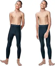 [DEVOPS] 2 Pack Youth & Boys Thermal Compression Baselayer Sport Tights Fleece Lined Pants & Long Sleeve Top