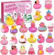 Rubber Duck Advent Calendar 2023, 24 Days of Countdown Christmas Gifts for Girls