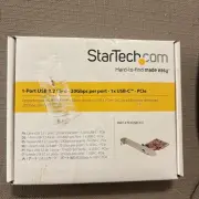 StarTech.com 1-Port USB 3.2 Gen 2x2 PCIe Card - USB-C SuperSpeed 20Gbps PCI Expr