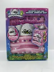 Hatchimals Jewelry Box NIB Decorate Your Own Mosaic Jewelry Box Pink NEW