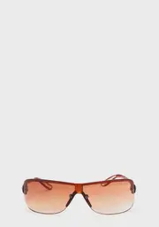 [Good Times Eyewear] Homage Shield Sunglasses - Brown