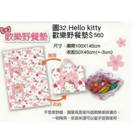 在飛比找蝦皮購物優惠-《我愛查理》 康是美 Hello kitty 野餐地墊 歡樂