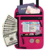 RFID Blocking Passport Holder Multifunctional Passport Holder -Pink