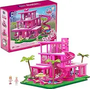 MEGA Barbie The Movie Building Toys for Adults, DreamHouse Replica with 1795 Pieces, Barbie and Ken Micro-Dolls and Accessories, for Collectors