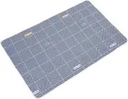 Ipetboom Waterproof Pad Pee Pad for Bed Things for The Elderly Fall Mats for Elderly Water Absorbent Mat Bed Wetting Mattress Protector Grey Cotton