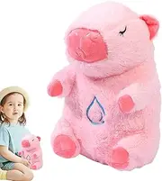 Soothing Breathing Stuffed Animal | Soothing Heartbeat Snuggle Animal - Breathing Otter Sleep Buddy with Music and Light for Toddler, Kids, Boys, Girls