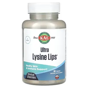 [iHerb] KAL Ultra Lysine Lips，60 片