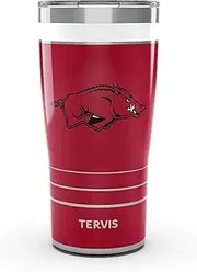 Tervis Traveler Arkansas Razorbacks - MVP Triple Walled Insulated Tumbler Travel Cup Keeps Drinks Cold & Hot, 20oz, Stainless Steel