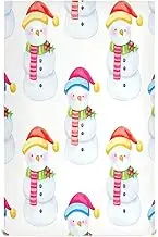 RPLIFE Cute Winter Snowmen Kitchen Dish Rags, 28x18 Inches Absorbent Kitchen Towels Sets Decorative, Set of 4