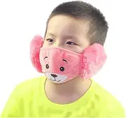 [KAYLRE] Earmuffs Warm 2 in 1 Fur Earmuffs Kids Headphones Warm Winter Accessories for Women Children Ear Muffs Warmer Ear Protectors Masque Enfant Warm Earmuffs (Color : Children Style5)