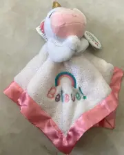 Magic Years 13" Unicorn Plush Snuggle Buddy Believe Rattle Crib Toy