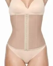Bellefit Women Abdominal Posture Corrector Back Support Curvy Boned Waist Tra...