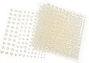 COOPHYA Self Adhesive Adornments Adhesive Pearl Stickers for Nail Art Decor Face Gems