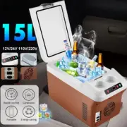 15L Mini Car Fridge Refrigerator Portable Compressor Cooler Box Camping Picnic
