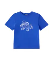 [Vilebrequin Kids] Vilebrequin Kids Gabin printed cotton jersey T-shirt Y 14 blue