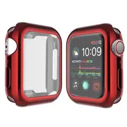 ZUSLAB Apple Watch 9 45mm Case, Protective Soft Slim Cover with Build-in Screen Protector for Series 9 - Red