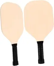 KICHOUSE 2pcs Portable Hole Ball Paddles Rackets Durable Design Enhance Hand Eye Coordination for Outdoor Sports Fitness Games