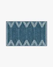 90' x 150' | Machine Washable Runner Rug | Kid & Pet Friendly | Indoor Rug | Sloane Blue Rug | Ruggable