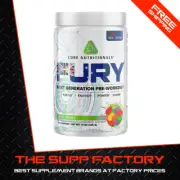 Core Nutritionals FURY 40srv SOUR CANDY | Strong Pre Workout Energy Focus Pump