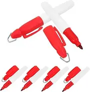 VANZACK Golf Ball Marking Pen Kit 6pcs Mini Permanent Markers Golf Ball Line Pen Oil-Based Ink Keychain