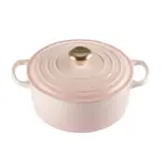 LE CREUSET 典藏琺瑯鑄鐵鍋圓鍋 24CM 粉色 $6200 (原價: 11200)