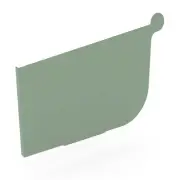 QLD NEW Stratco Quad Gutter 125 Stop End Mist Green