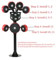 Boxing Training Equipment Multi-Point Sparring Speed Boxing Target Punching Bag