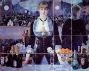 Art Manet Ceramic Mural Backsplash Kitchen Tile Decor #194