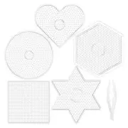 Beading Board - Beading Peg Board,Clear Plastic Peg Board Kit for Kids and8382