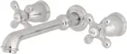 Kingston Brass KS7121AX English Country Bathroom Faucet, 10-7/16" in Spout Reach