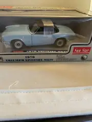 Classic 1970 Triumph, Spitfire MKIV ￼ 1/18 Scale Mint In Box