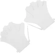 1 Pair swimming gloves swimming equipment Silicone exercise swimming paddles for hands snorkeling gloves mens gym accessories aquatic gloves Silica gel diving supplies man sports