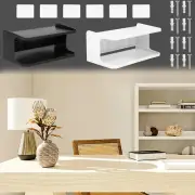 Bedside Shelf Organizer Wall Mounted Bedside Storage Tray Double Layer[